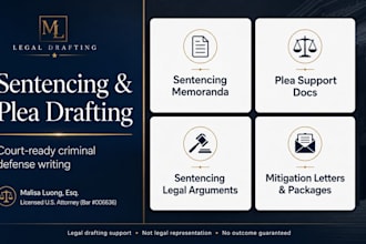 write compelling sentencing submissions and legal arguments as a US attorney