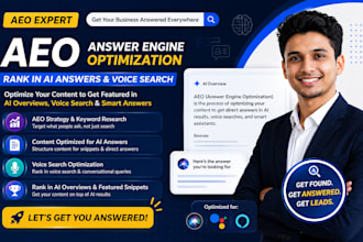 do ai SEO and aeo optimization for chatgpt perplexity