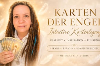 provide an intuitive angel card reading