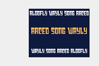 do aloofly wryly song arced