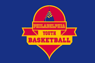 design youth basketball club community logo