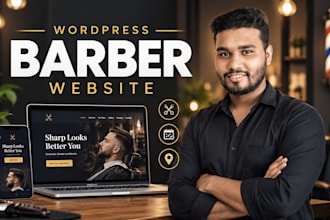 build a modern wordpress barber website for your salon