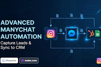 build a manychat automation that syncs leads to your CRM