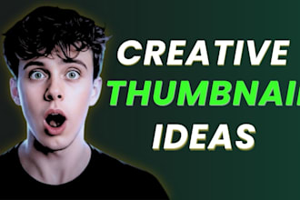 make creative thumbnails for youtube videos