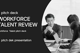 design HR tech pitch deck workforce talent platform investor deck