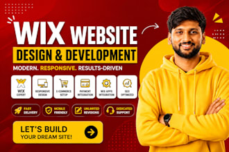 build a modern responsive wix website