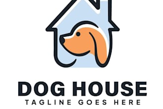 design animal pet dog and cat logo