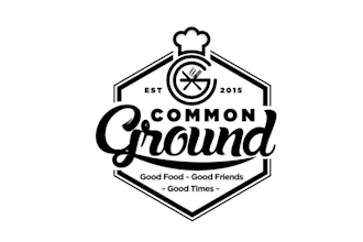 design common ground restaurant signage logo