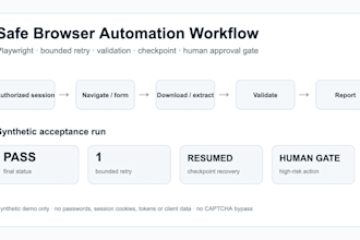 build a custom python browser automation script