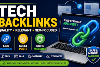 build high quality tech backlinks for your website