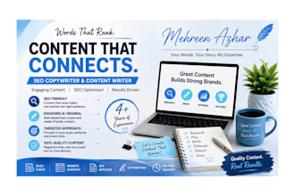 write SEO articles and website content