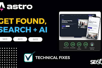 audit and fix technical SEO on your astro website
