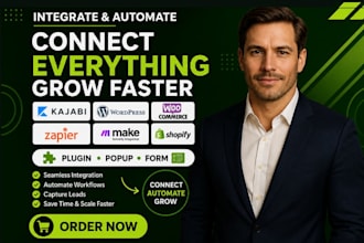 integrate kajabi worldpress woocommerce zapier make shopify plugin popup form
