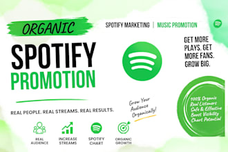 do organic spotify album promotion spotify music track promotion spotify chart