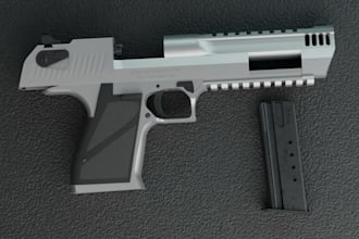 make 3d hard surface models with realistic pbr textures and lighting