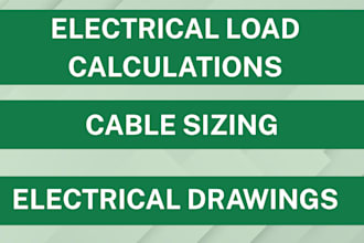 do electrical load calculations and cable sizing calculations