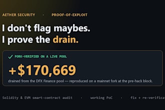 audit your solidity smart contract with a working poc