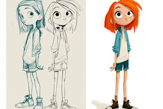 draw cartoon illustration art