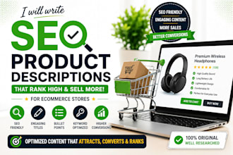 write SEO product descriptions