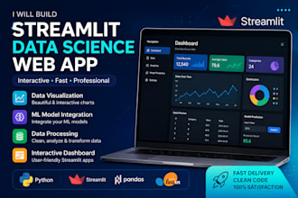 build a streamlit data science web app