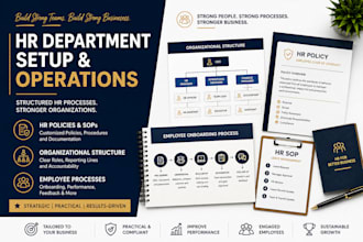 setup and organize your HR department policies and processes