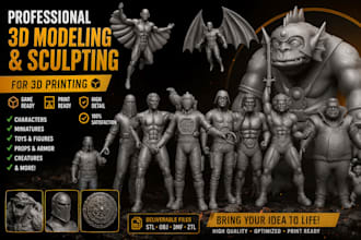 create custom 3d printable models and stl files