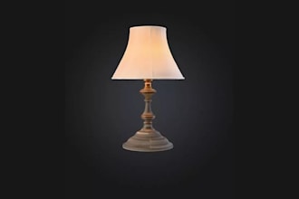 create 3d cad design for bedside lamp, moon lamp design with stl, step, dfm file