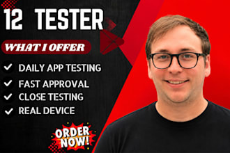 provide 12 testers for google play console closed testing app publish