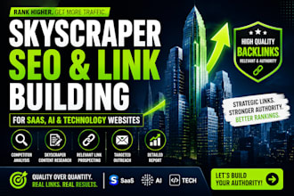 build saas ai authority backlinks with skyscraper SEO and digital PR