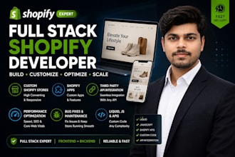 develop a custom shopify app and integrate shopify apis