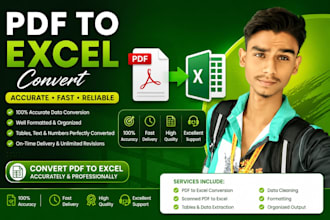 do PDF to excel conversion with clean formatting