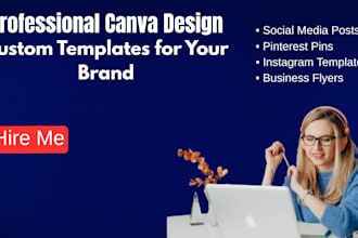 design professional canva templates for your brand