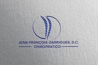design medical chiropractic institute logo