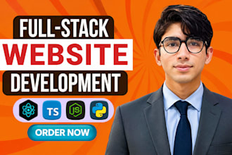 do custom website development using react and nestjs