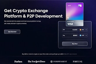 build crypto exchange website, p2p exchange, crypto trading platform