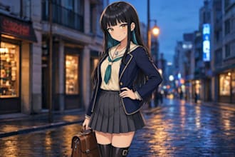 do anime illustration, game and original character fan art