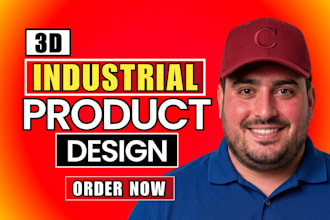 create industrial product design, engineering and 3d cad design