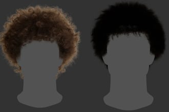 create realistic 3d hair, xgen hair groom, and metahuman hair, braid hair