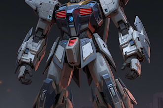 create custom mecha robot art