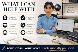 proofread, edit and improve your academic writing