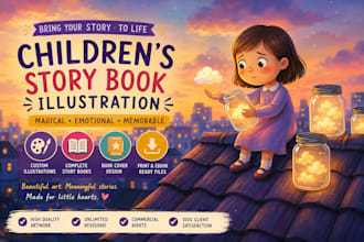illustrate children story book illustration and children book illustration KDP