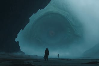 do sci fi horror and fantasy scene concept art illustrations