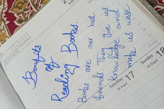 write beautiful handwriten letters, greetings cards
