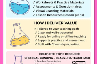 design engaging chemistry and science educational presentations