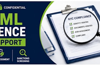 provide kyc aml due diligence and compliance support