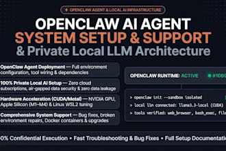 build a private autonomous ai agent with openclaw and local llm