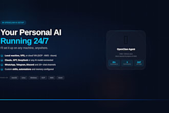 set up openclaw ai agent on your machine, local, vps, or cloud vm