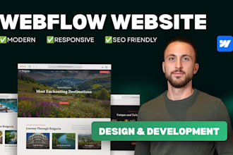 design and build a responsive website with webflow