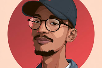 draw cartoon design for brand poster or merchandise