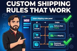 create custom woocommerce shipping rules